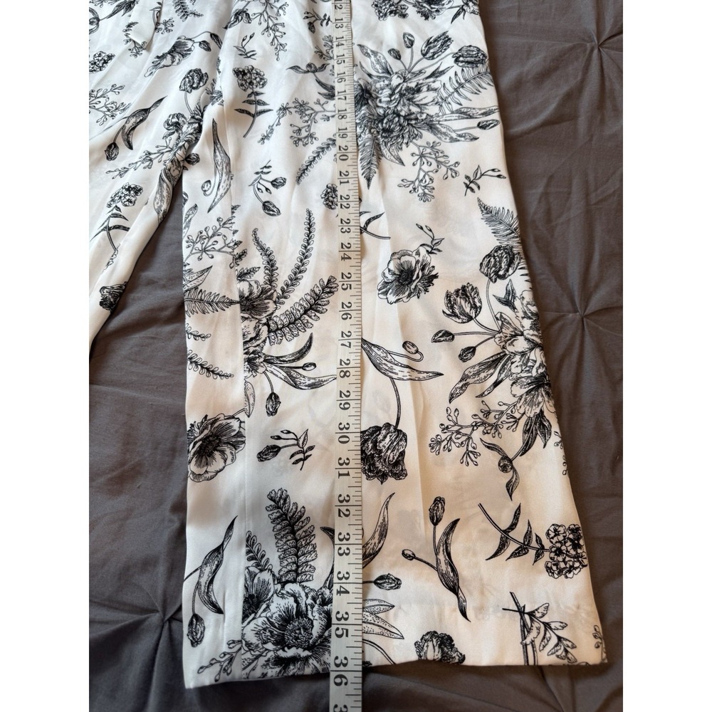 Lot Of 2 Talbots Ankle Pants Ocean Floral & Pull On Patel Pottery Pants Large - Picture 10 of 15
